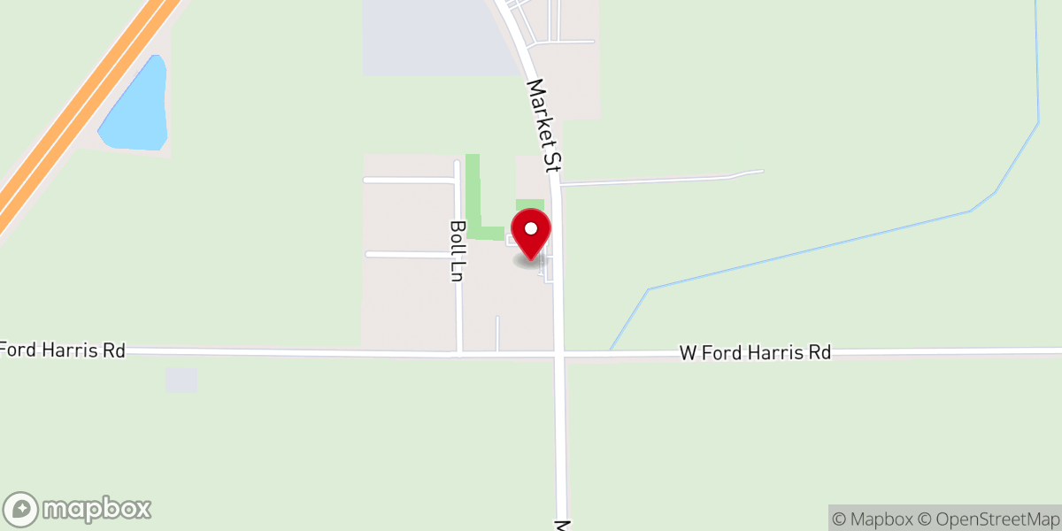 Map showing location of Faith Baptist Church of Champaign