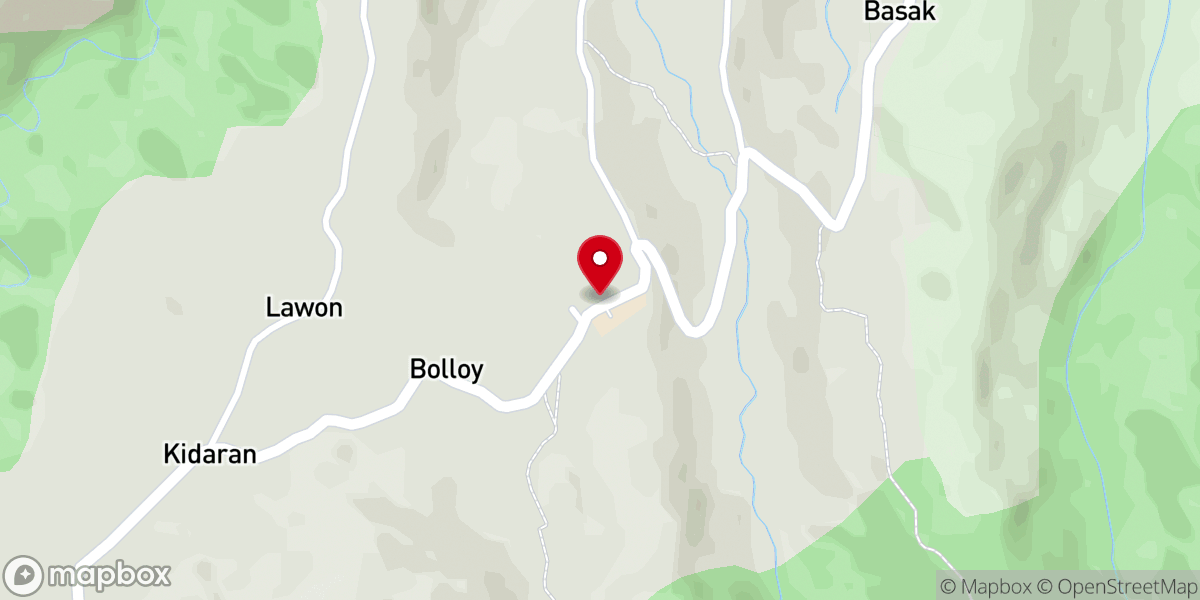 Map showing location of UNITED PENTECOSTAL CHURCH OF TIBOLO