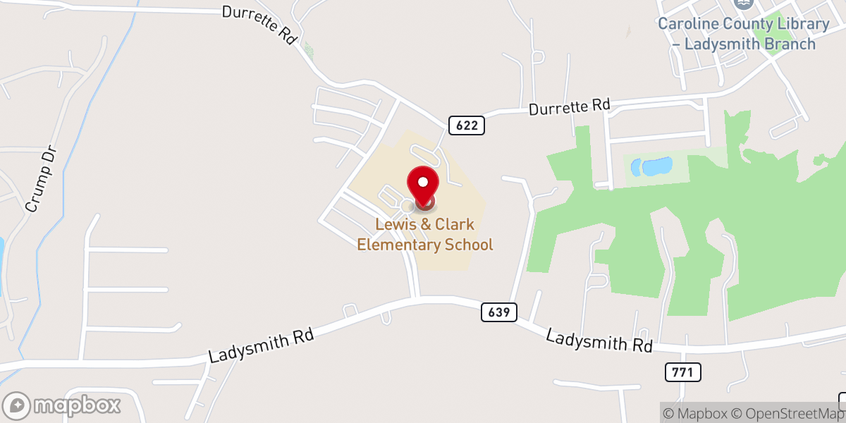 Map showing location of River Rock Church-Caroline