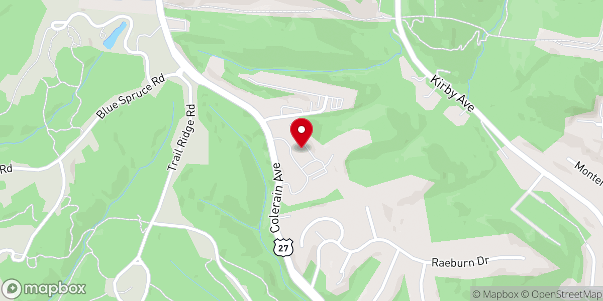 Map showing location of Saint Anthony Shrine