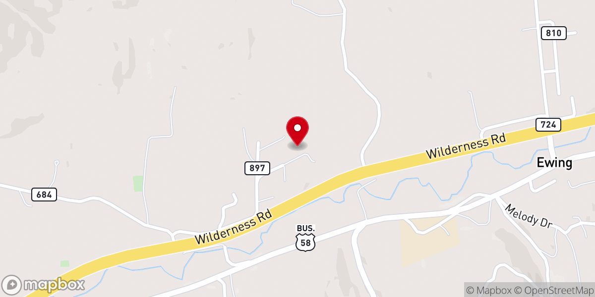 Map showing location of Tabernacle missionary Baptist Church