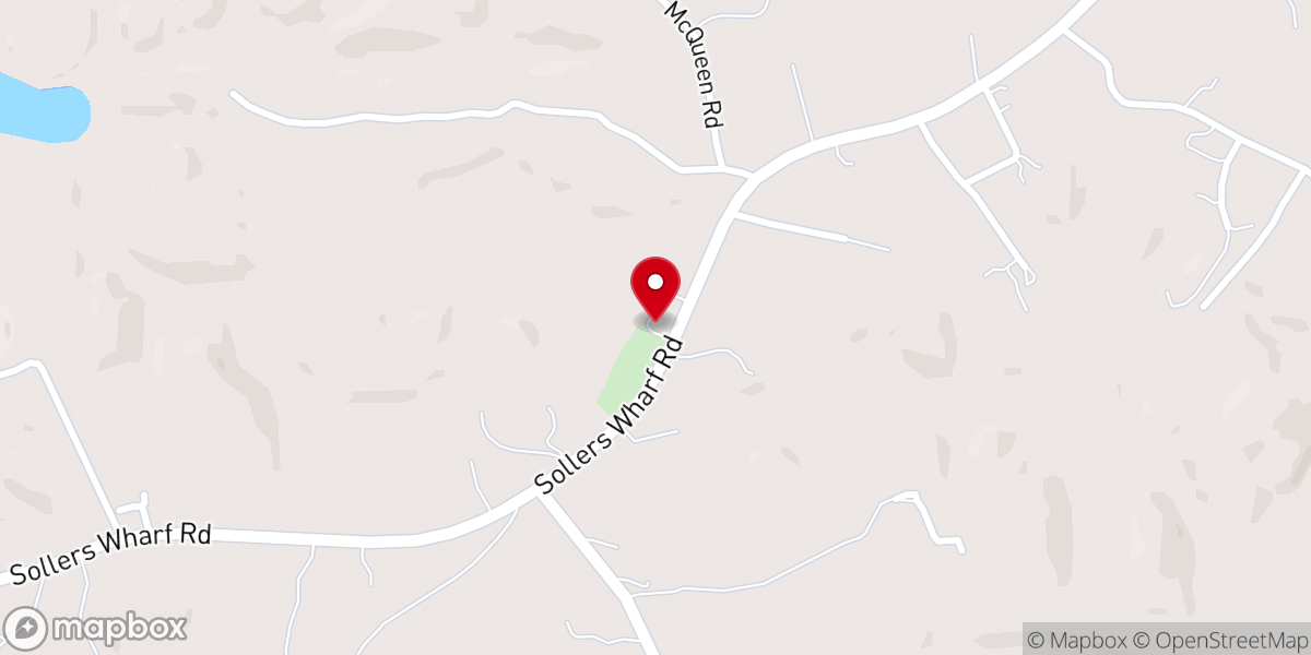 Map showing location of St Johns United Methodist