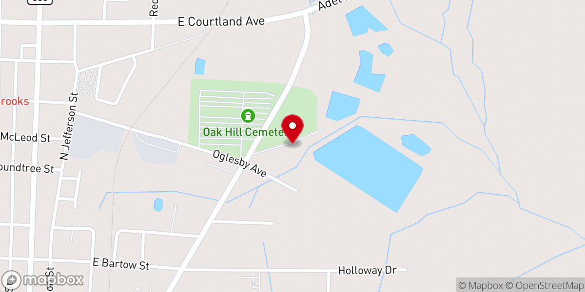 Map showing location of City of Quitman Animal Shelter