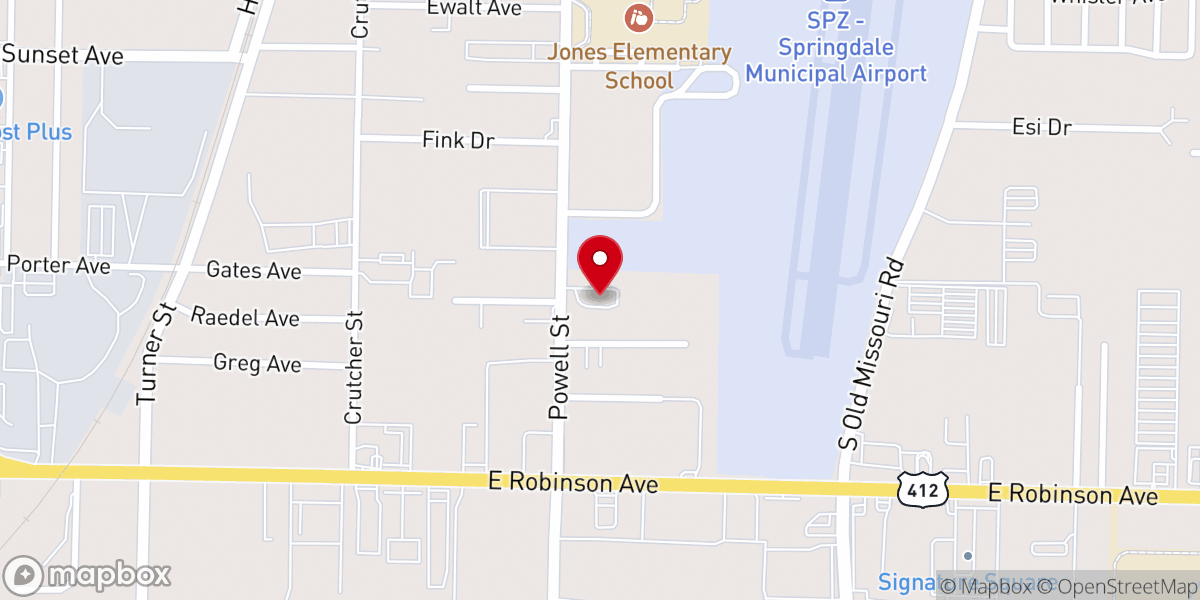 Map showing location of Gospel of Peace Tabernacle