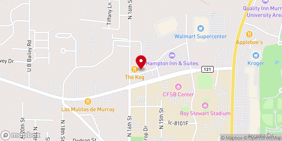 Map showing location of Opportunity Church