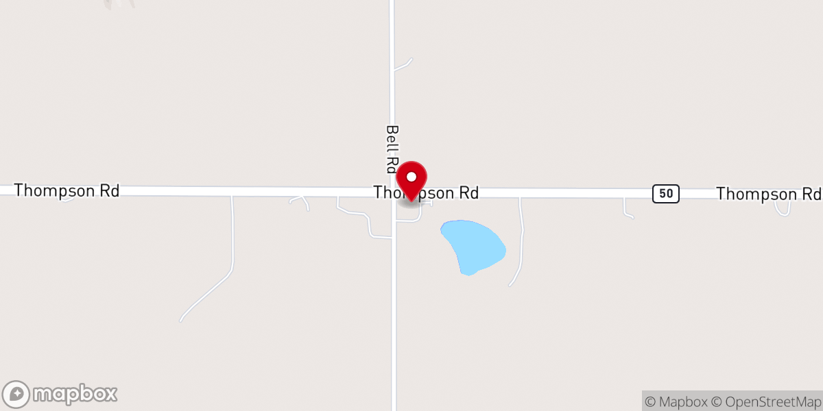 Map showing location of Pleasant Valley United Brethren Church