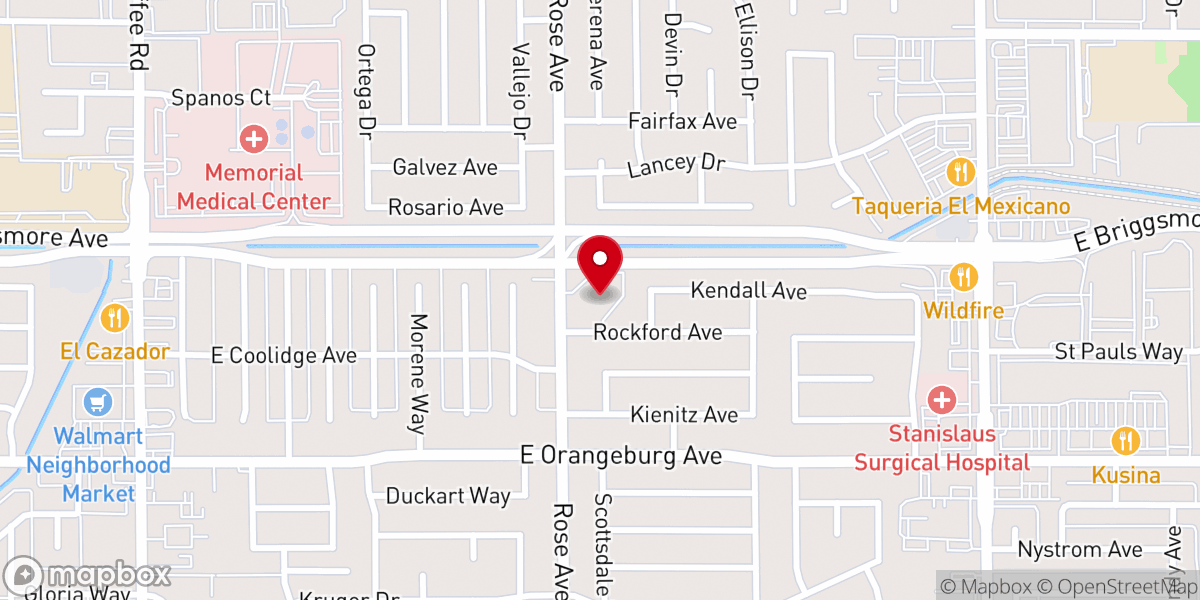 Map showing location of Life Connection Church