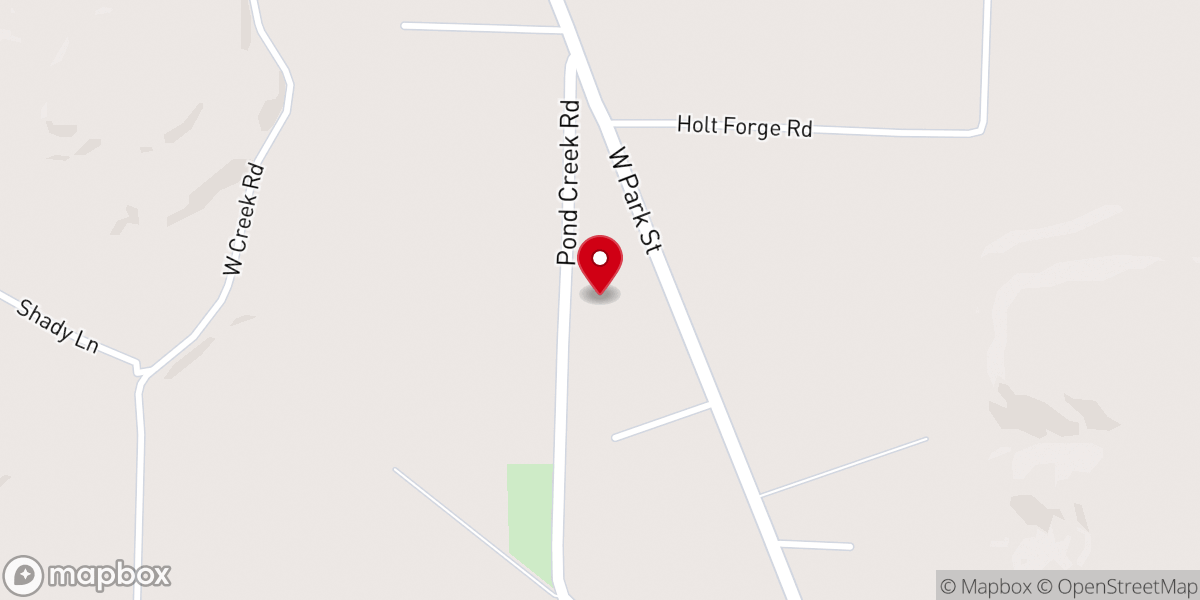 Map showing location of Open Range Cowboy Church - Ozark, AR