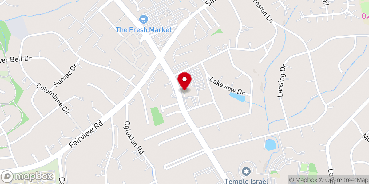 Map showing location of Christ Providence