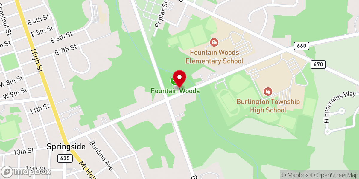 Map showing location of Faith Covenant Fellowship