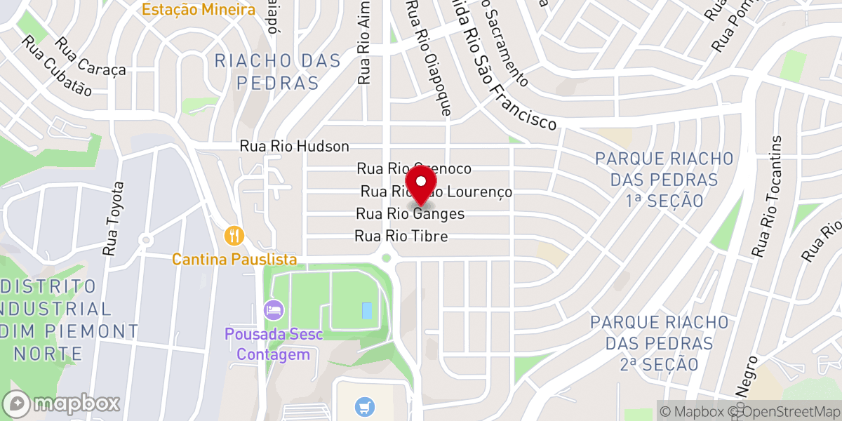 Map showing location of CEVEM - Comunidade Evangelica Emmanuel