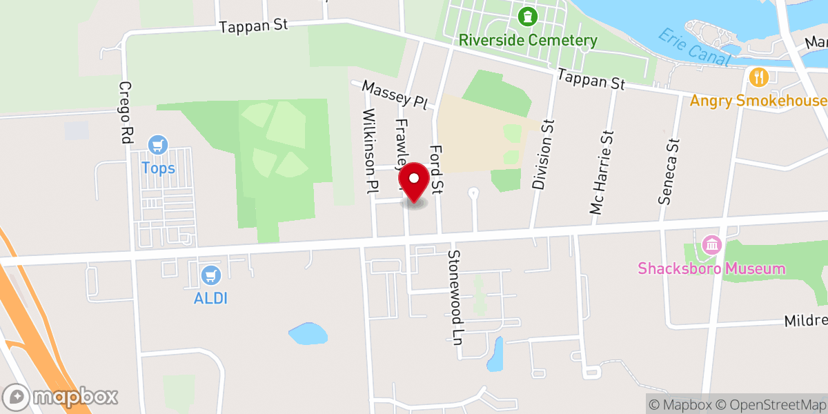Map showing location of Chapman Carl
