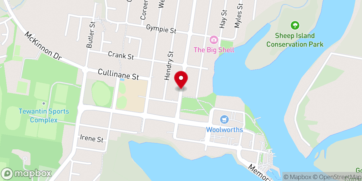 Map showing location of John-Ronald Anglican Church