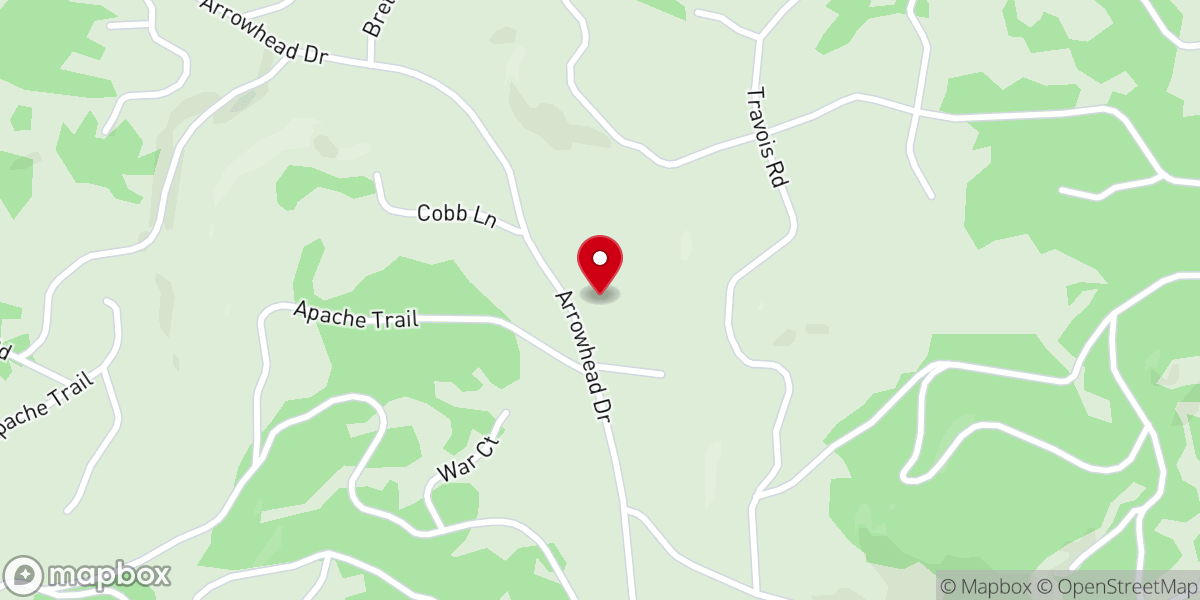 Map showing location of Jefferson Community Church