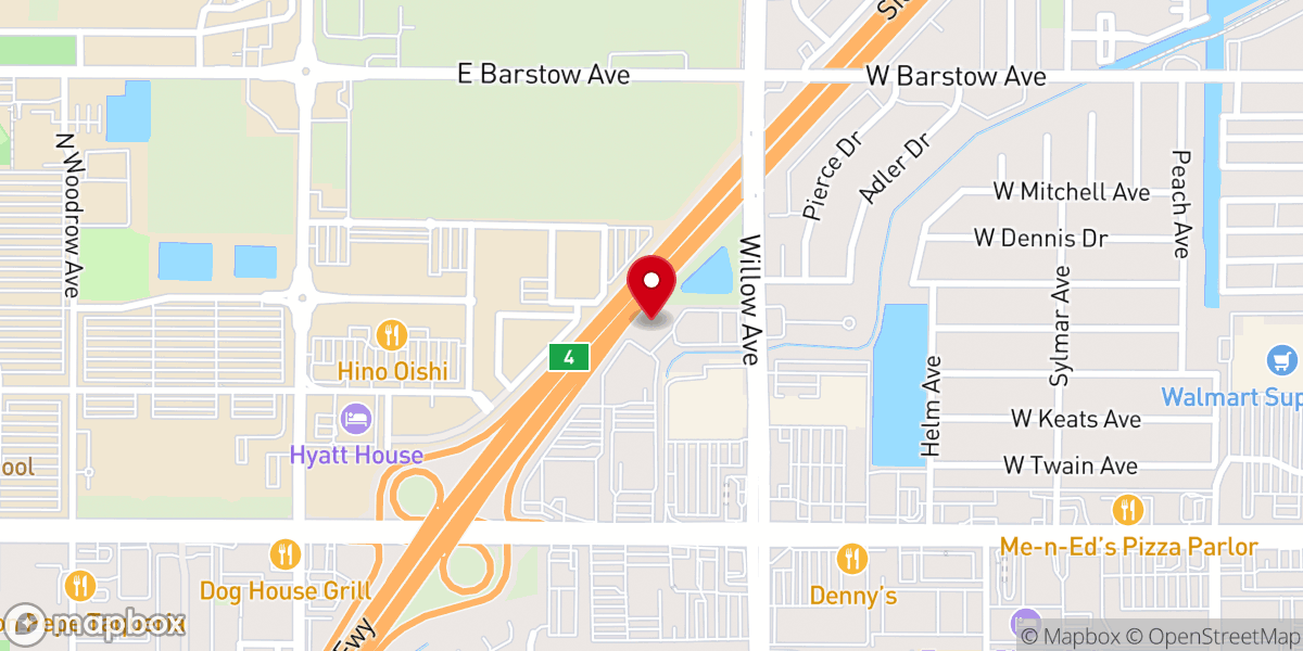 Map showing location of Praise Church of God in Christ