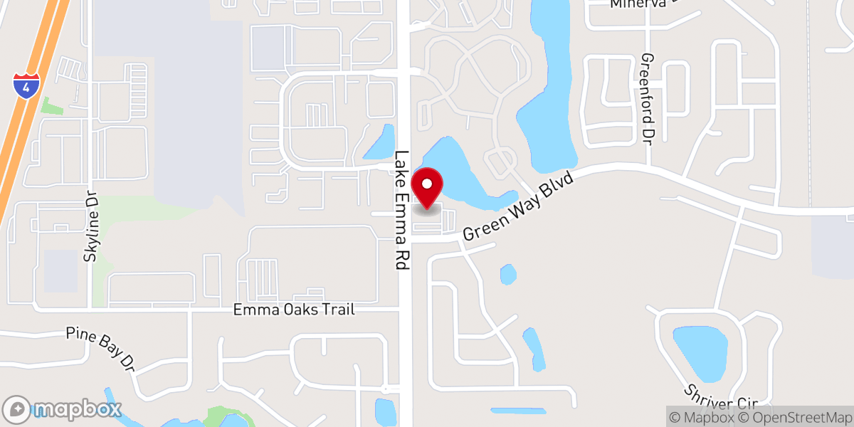 Map showing location of Lake Mary Ward