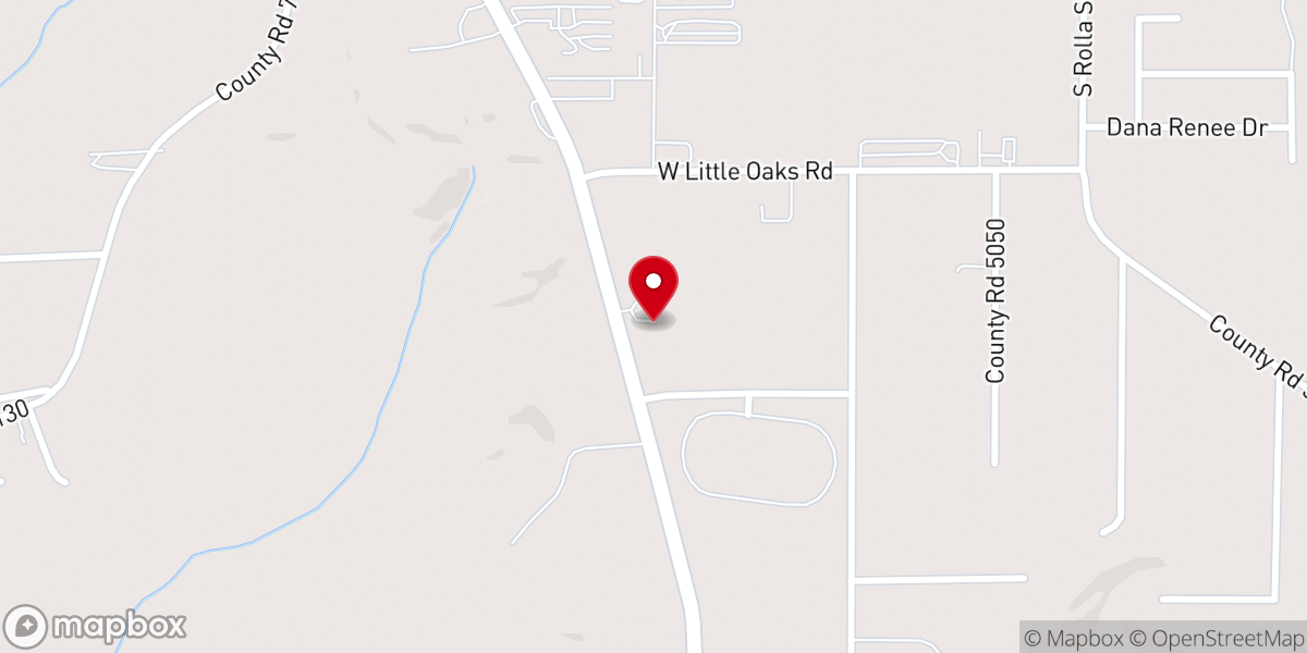Map showing location of Phelps County Dream Center