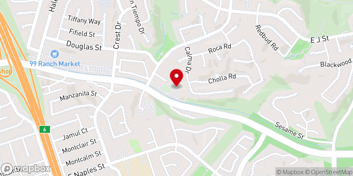 Map showing location of South Bay Christian Alliance