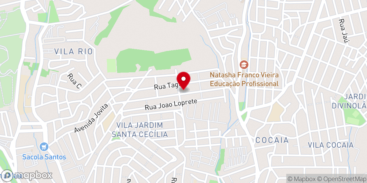 Map showing location of Paróquia São Paulo Apóstolo Diocese de Guarulhos