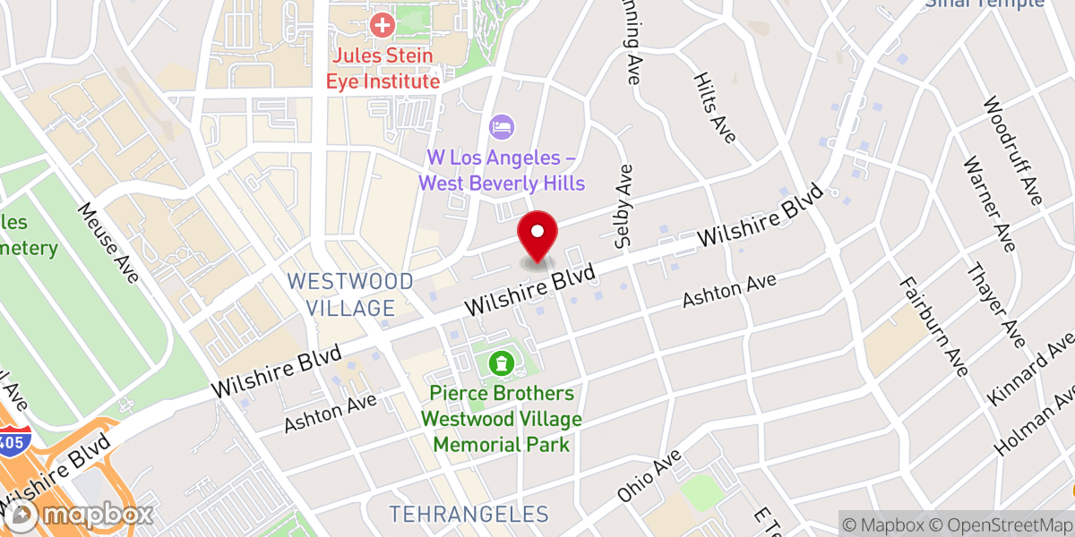 Map showing location of University Bible Church