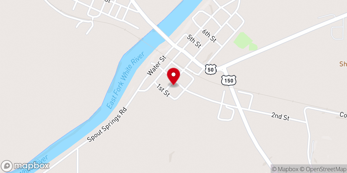 Map showing location of Saint Mary's Church Hall