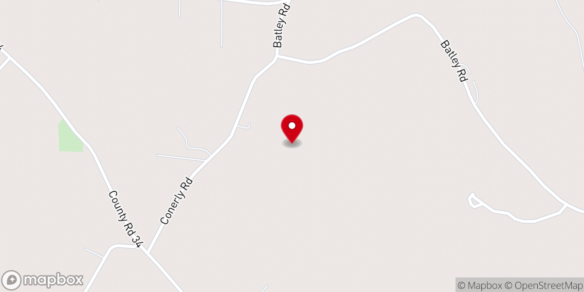 Map showing location of Pine Grove Methodist Church