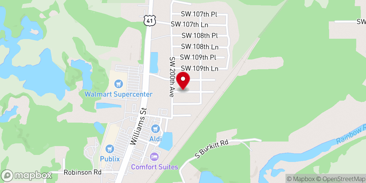 Map showing location of Union Missionary Baptist Church