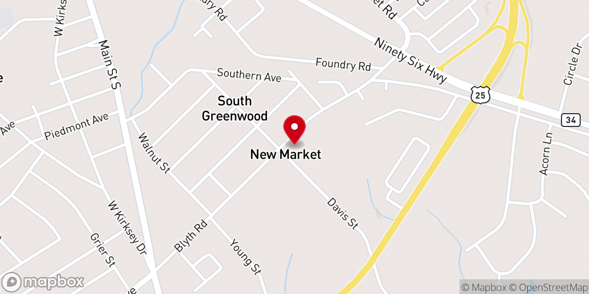 Map showing location of Fountain Of Life Worship Center