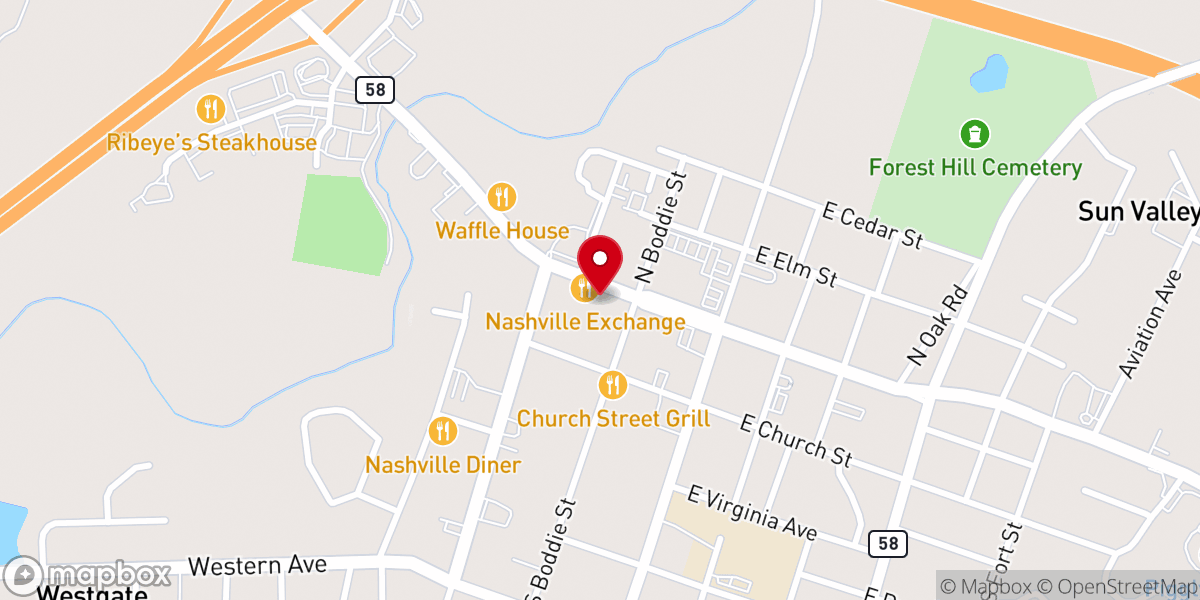 Map showing location of Madelyn's Flowers and Gifts