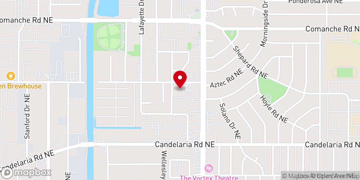 Map showing location of New Life Church of God