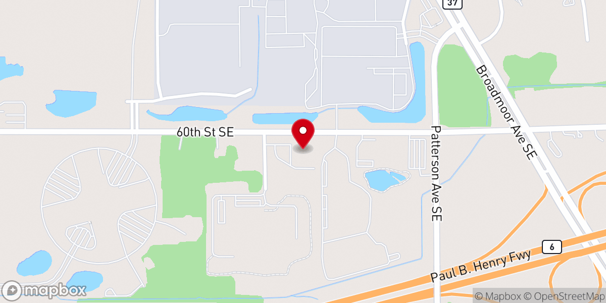 Map showing location of Reaching America Ministries