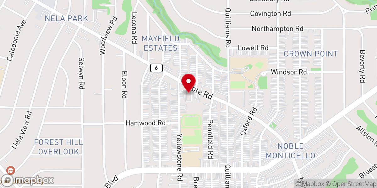 Map showing location of Inner Healing Ministries Church