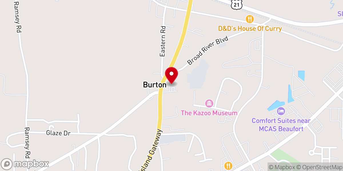 Map showing location of New Hope Christian Church