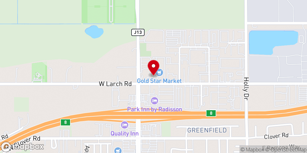 Map showing location of Iglesia Fuente De Vida Eterna