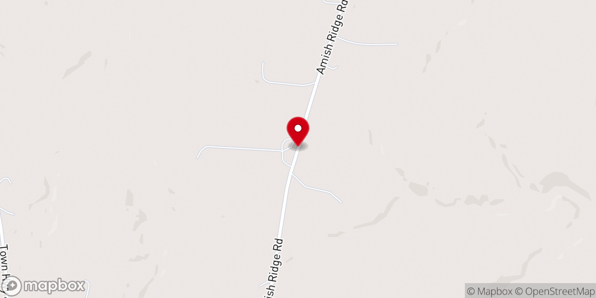 Map showing location of Calvary Bible Fellowship