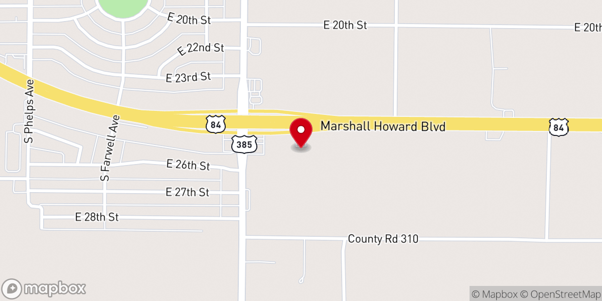 Map showing location of New Life Fellowship Church