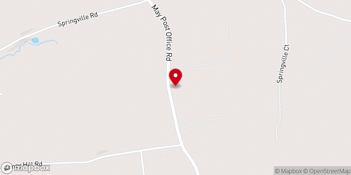 Map showing location of Mt. Eden Evangelical Lutheran Church