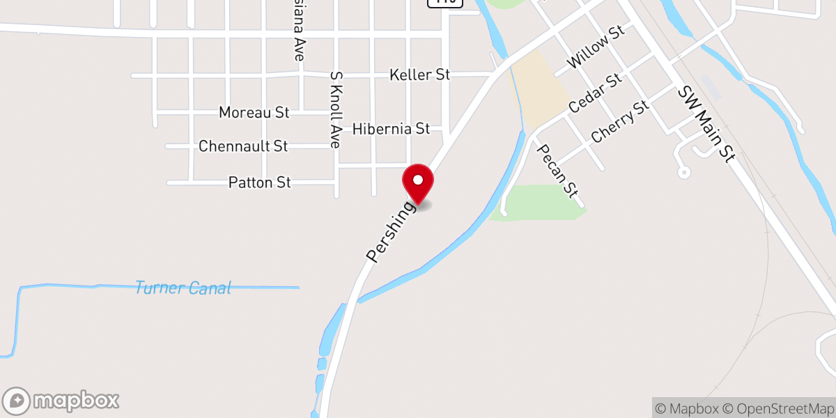 Map showing location of Abram Temple Church of God