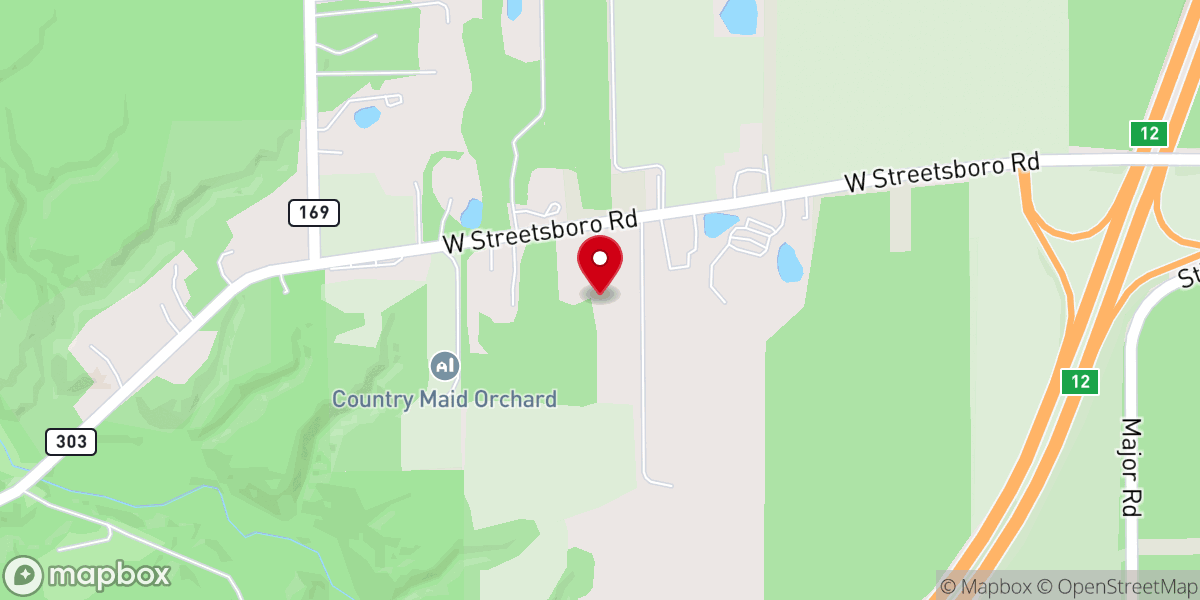 Map showing location of St. Peregrine Catholic Church & Academy