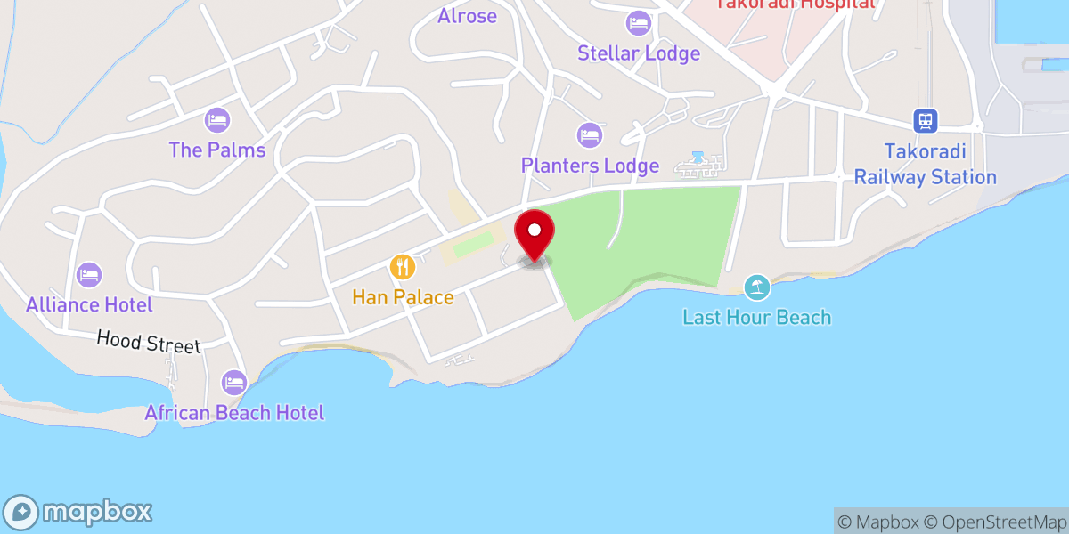 Map showing location of Dunamis Power Revival and Apostolic Ministry International