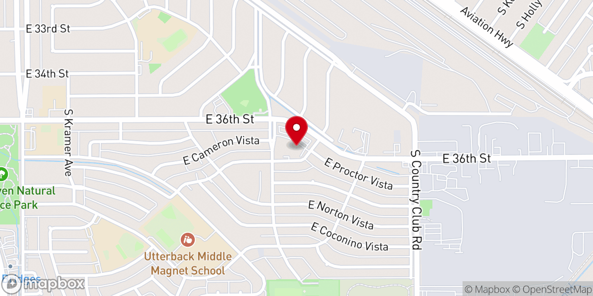 Map showing location of Rising Star Baptist Church