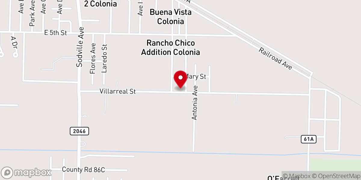 Map showing location of Ocean Of Love COGIC