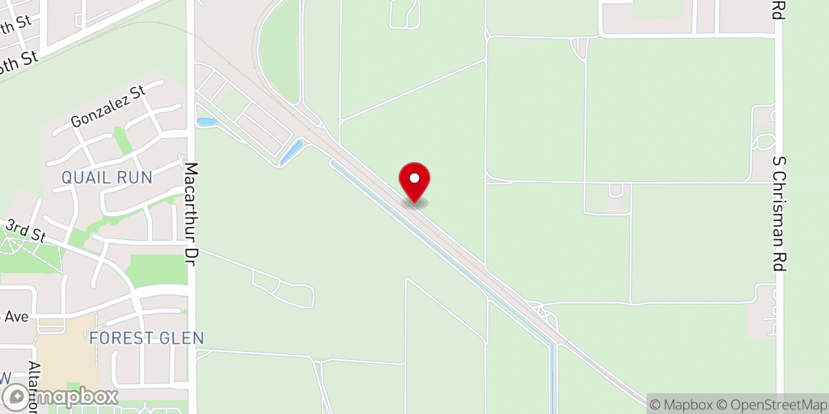 Map showing location of Prayer Temple Christian Center