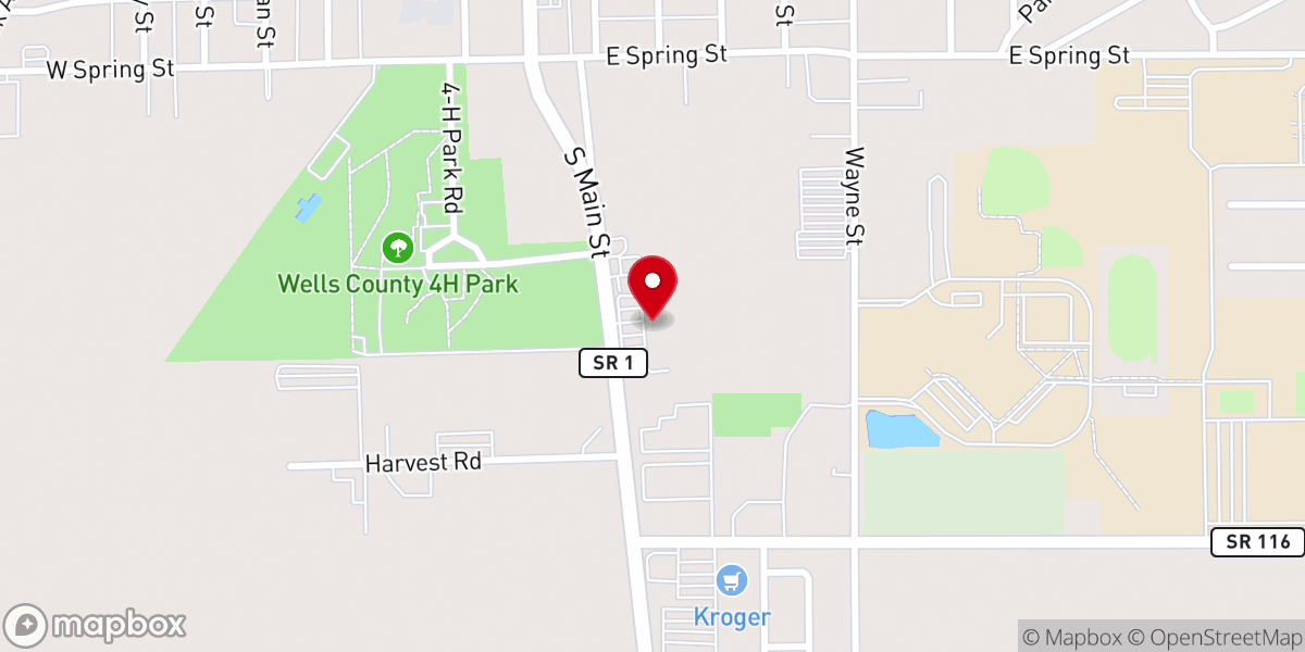 Map showing location of Michelle Rae Ochsner Ministries