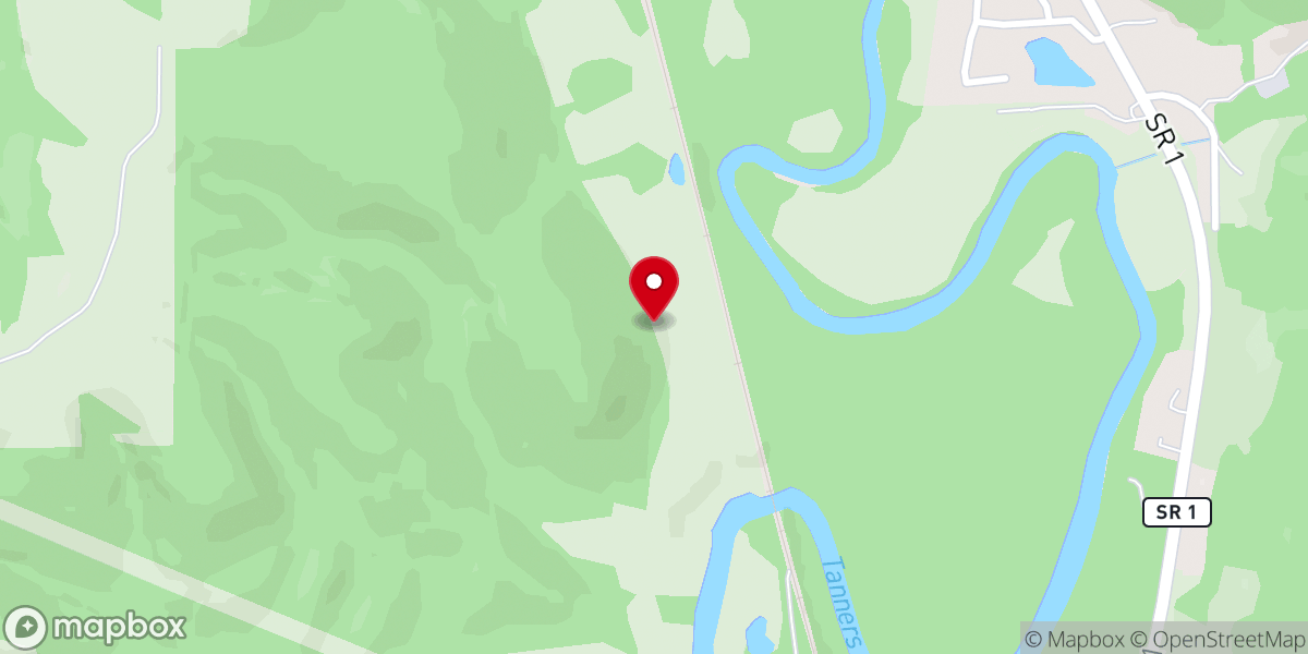 Map showing location of Zion Church Inc