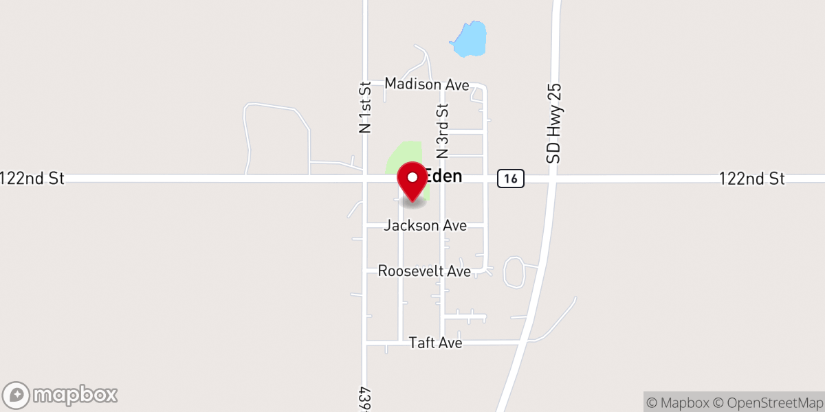 Map showing location of Sacred Heart Parish