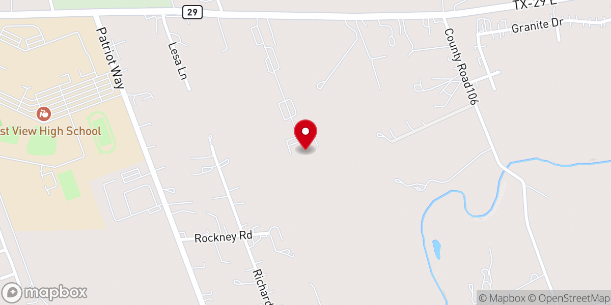 Map showing location of Emmaus Church of Georgetown