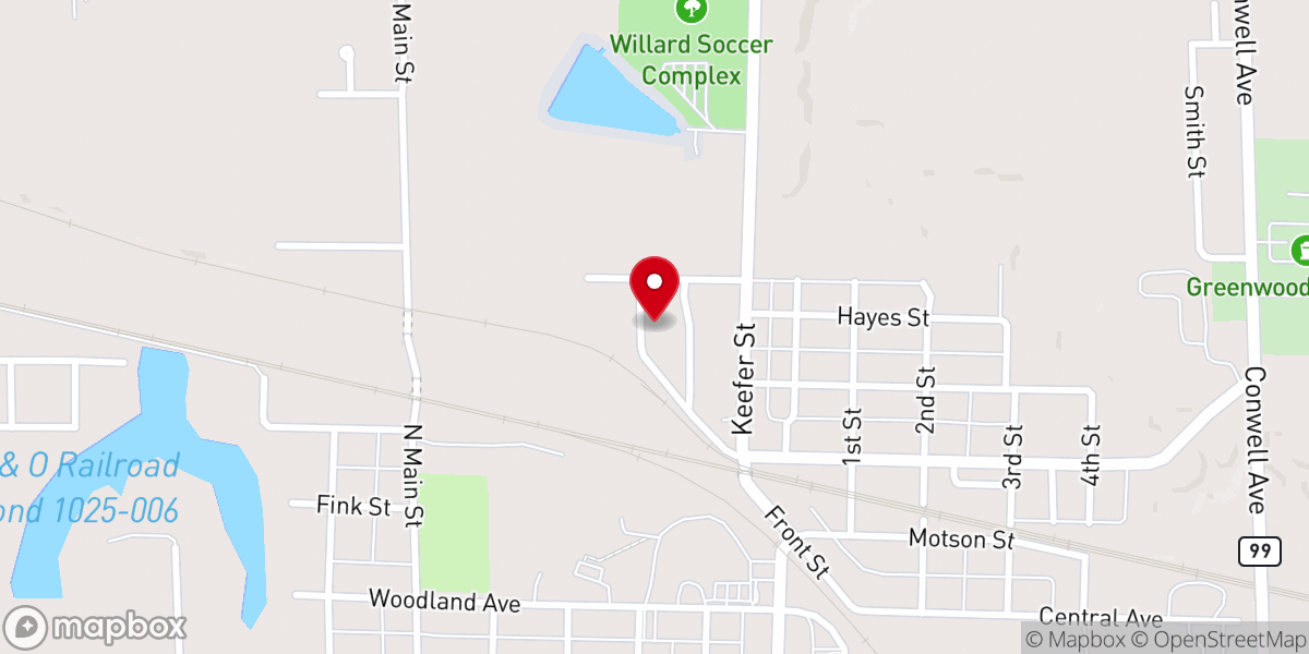 Map showing location of Church Of God Mountain Assembly