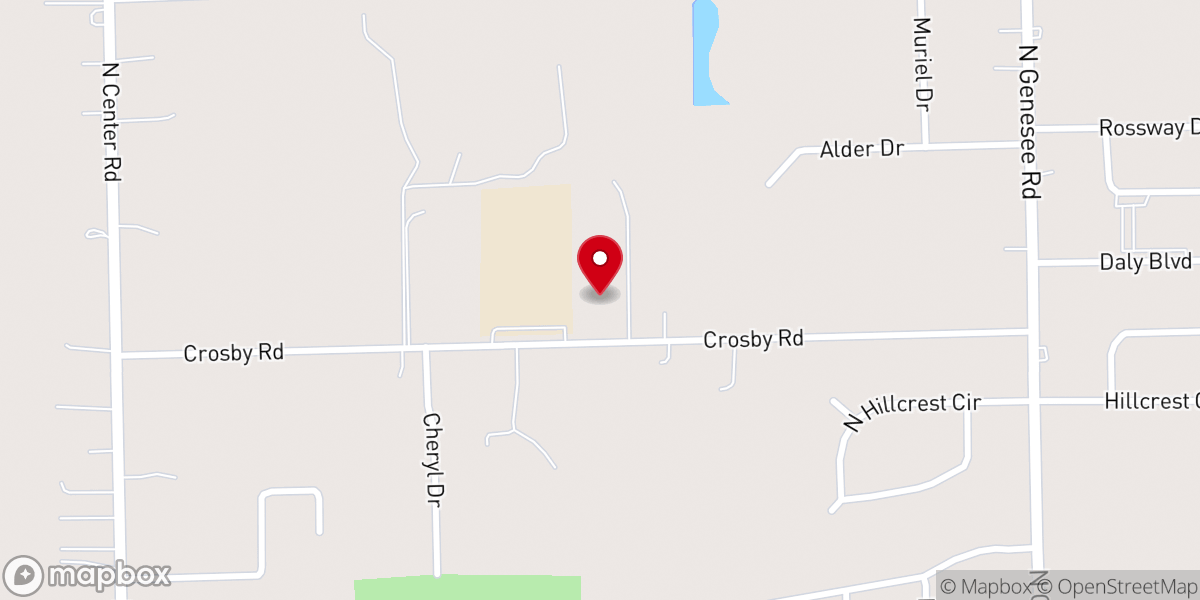 Map showing location of Outreach Church