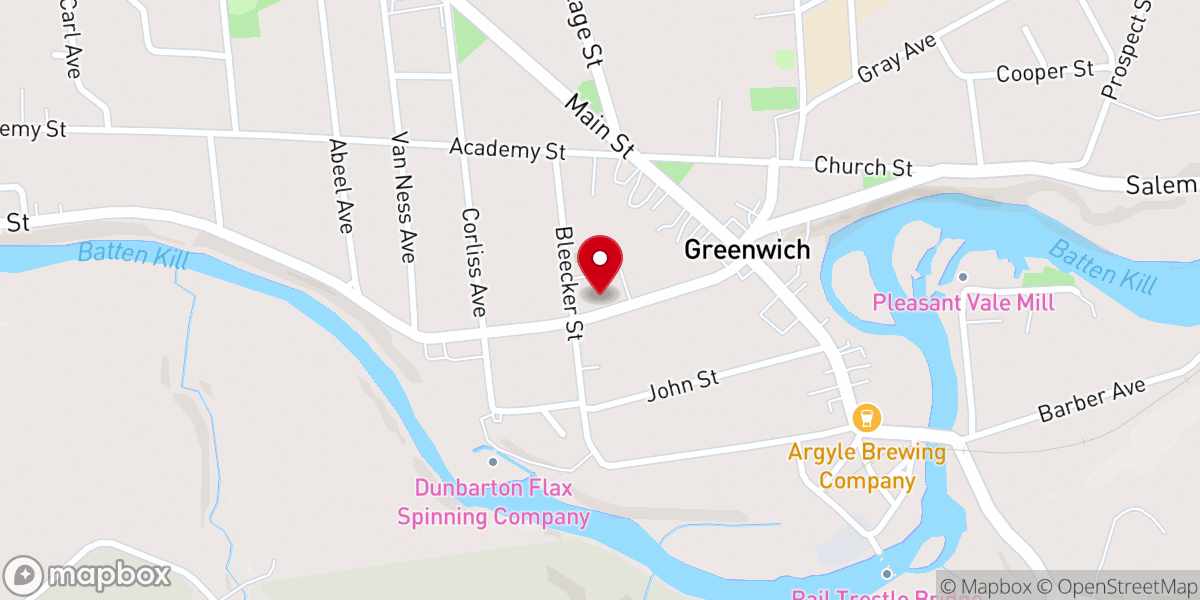 Map showing location of St. Joseph's Roman Catholic Church - Parish Office